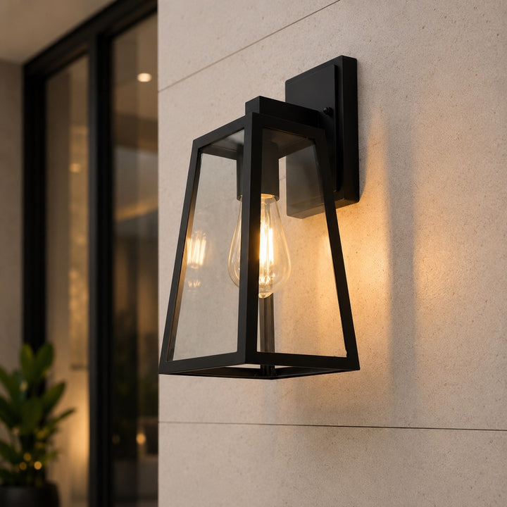 Contemporary Outdoor Wall Light Waterproof Aluminum Wall Mounted Fixture