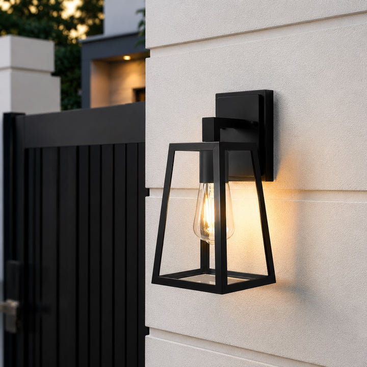 Contemporary Outdoor Wall Light Waterproof Aluminum Wall Mounted Fixture