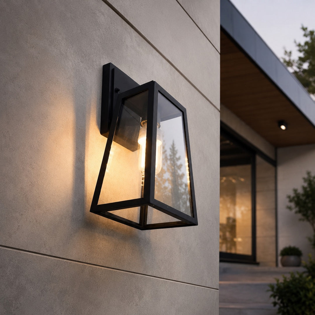 Contemporary Outdoor Wall Light Waterproof Aluminum Wall Mounted Fixture