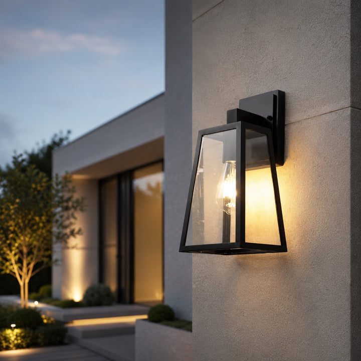 Contemporary Outdoor Wall Light Waterproof Aluminum Wall Mounted Fixture