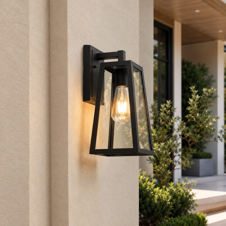 Contemporary Outdoor Wall Light Waterproof Aluminum Wall Mounted Fixture