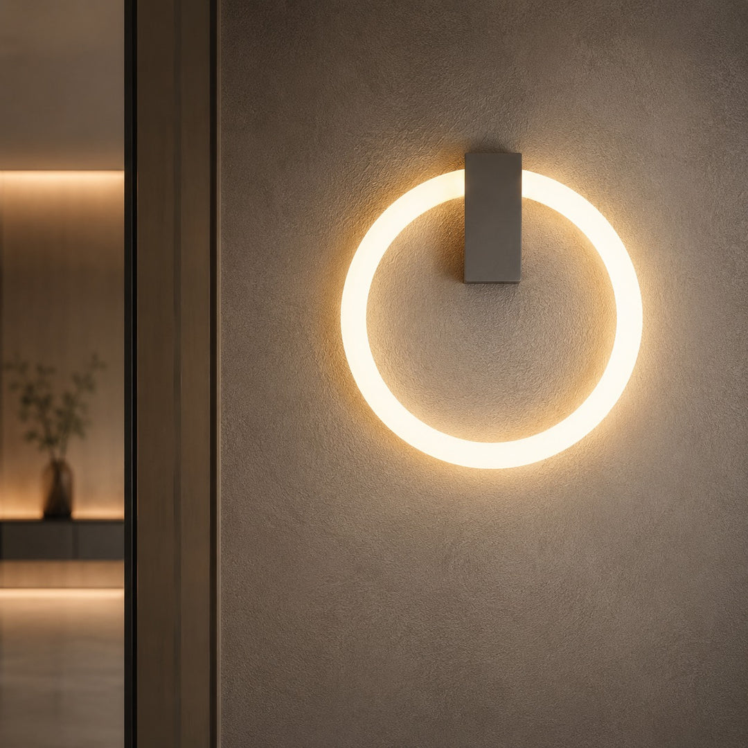 Modern Dimmable Wall Light Sconce Fixture with Iron and Acrylic Material for Living Room and Bedroom