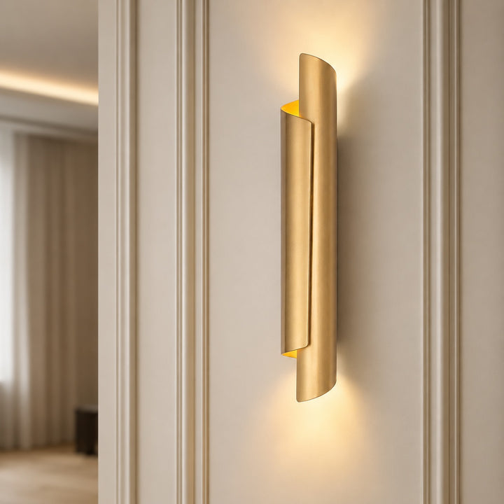 Modern Minimalist Wall Sconce Metal Wall Mounted LED Lighting for Indoor Spaces