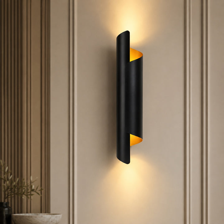 Modern Minimalist Wall Sconce Metal Wall Mounted LED Lighting for Indoor Spaces