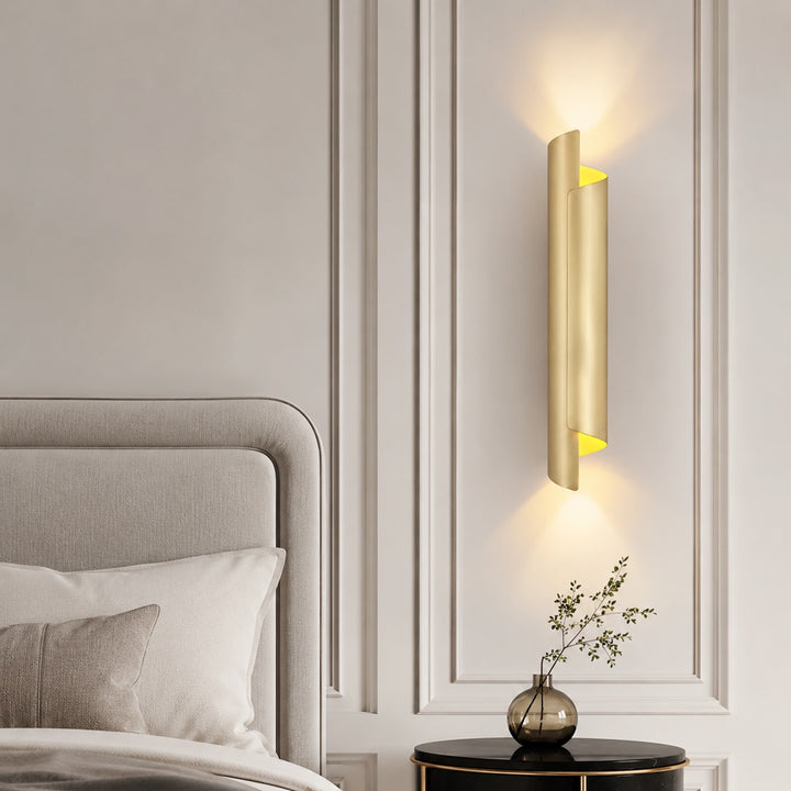 Modern Minimalist Wall Sconce Metal Wall Mounted LED Lighting for Indoor Spaces