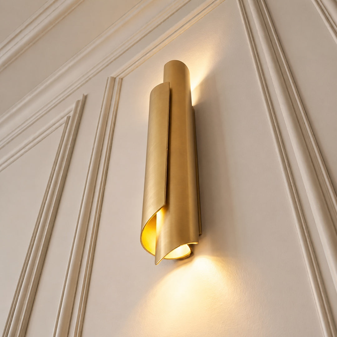 Modern Minimalist Wall Sconce Metal Wall Mounted LED Lighting for Indoor Spaces