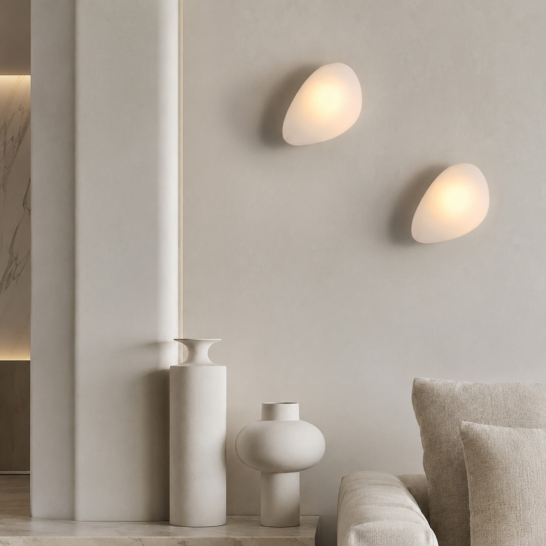 Modern Wall Light Wall Mounted Iron Frame Glass Shade LED 5W Warm White Sconce