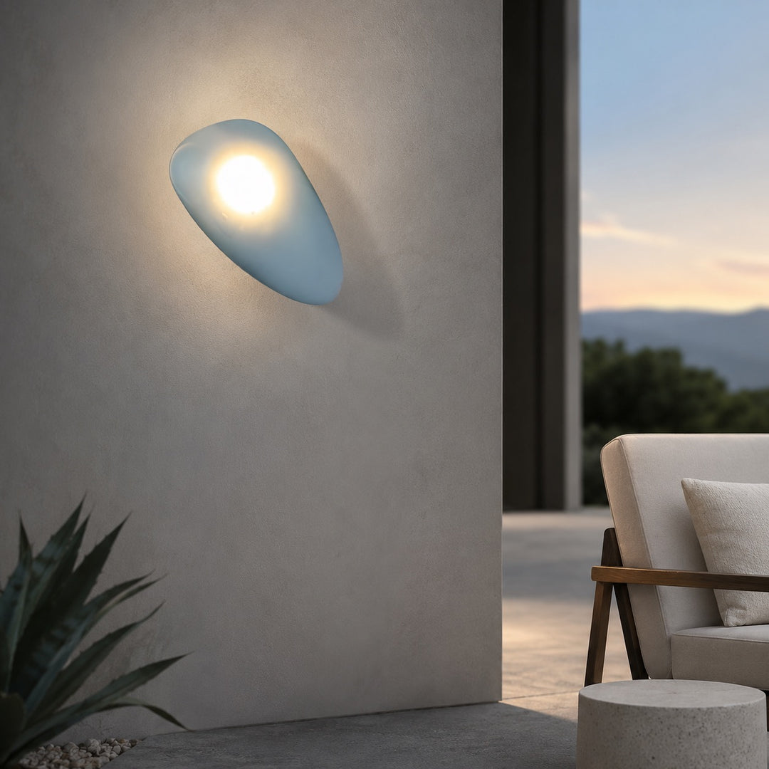 Modern Wall Light Wall Mounted Iron Frame Glass Shade LED 5W Warm White Sconce