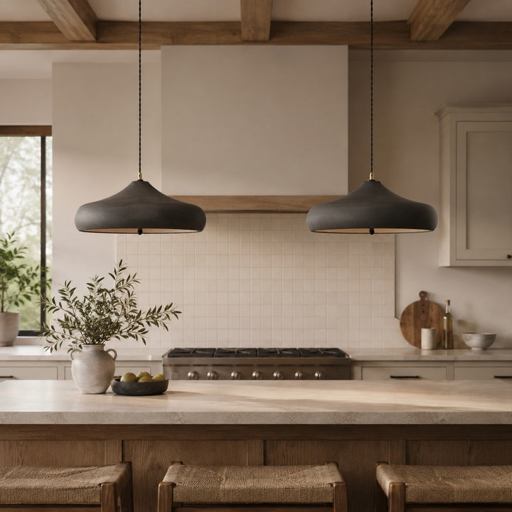 Modern Glass Pendant Lighting Adjustable LED Hanging Fixture for Kitchen and Home Decor