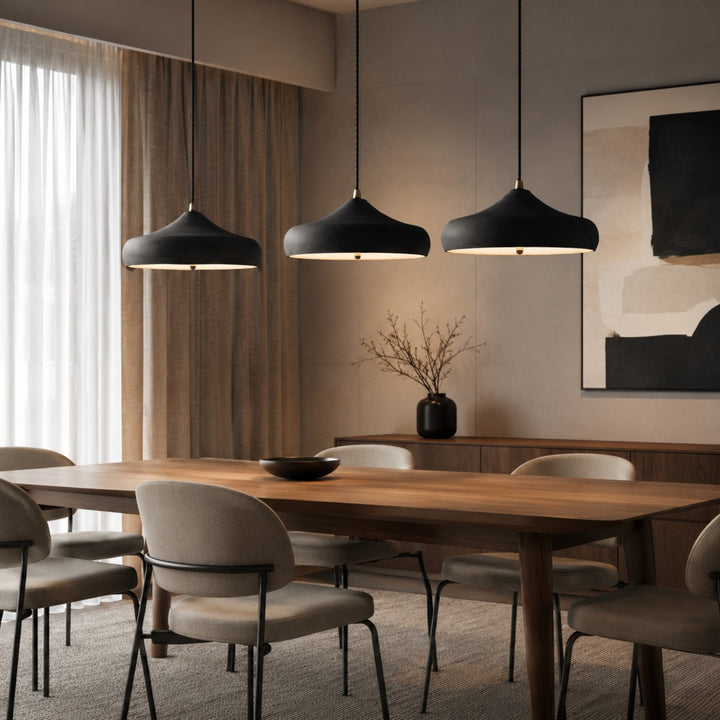 Modern Glass Pendant Lighting Adjustable LED Hanging Fixture for Kitchen and Home Decor
