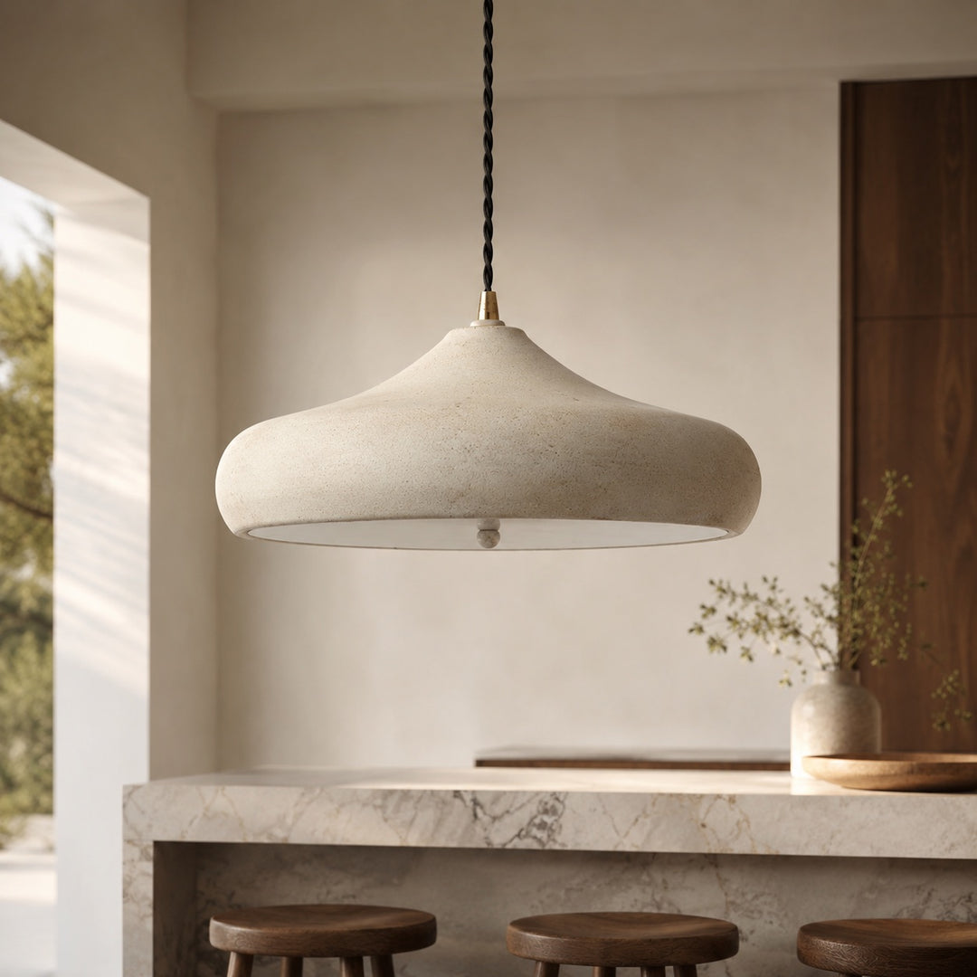 Modern Glass Pendant Lighting Adjustable LED Hanging Fixture for Kitchen and Home Decor