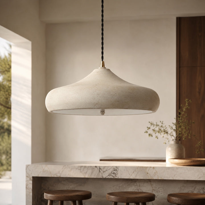 Modern Glass Pendant Lighting Adjustable LED Hanging Fixture for Kitchen and Home Decor