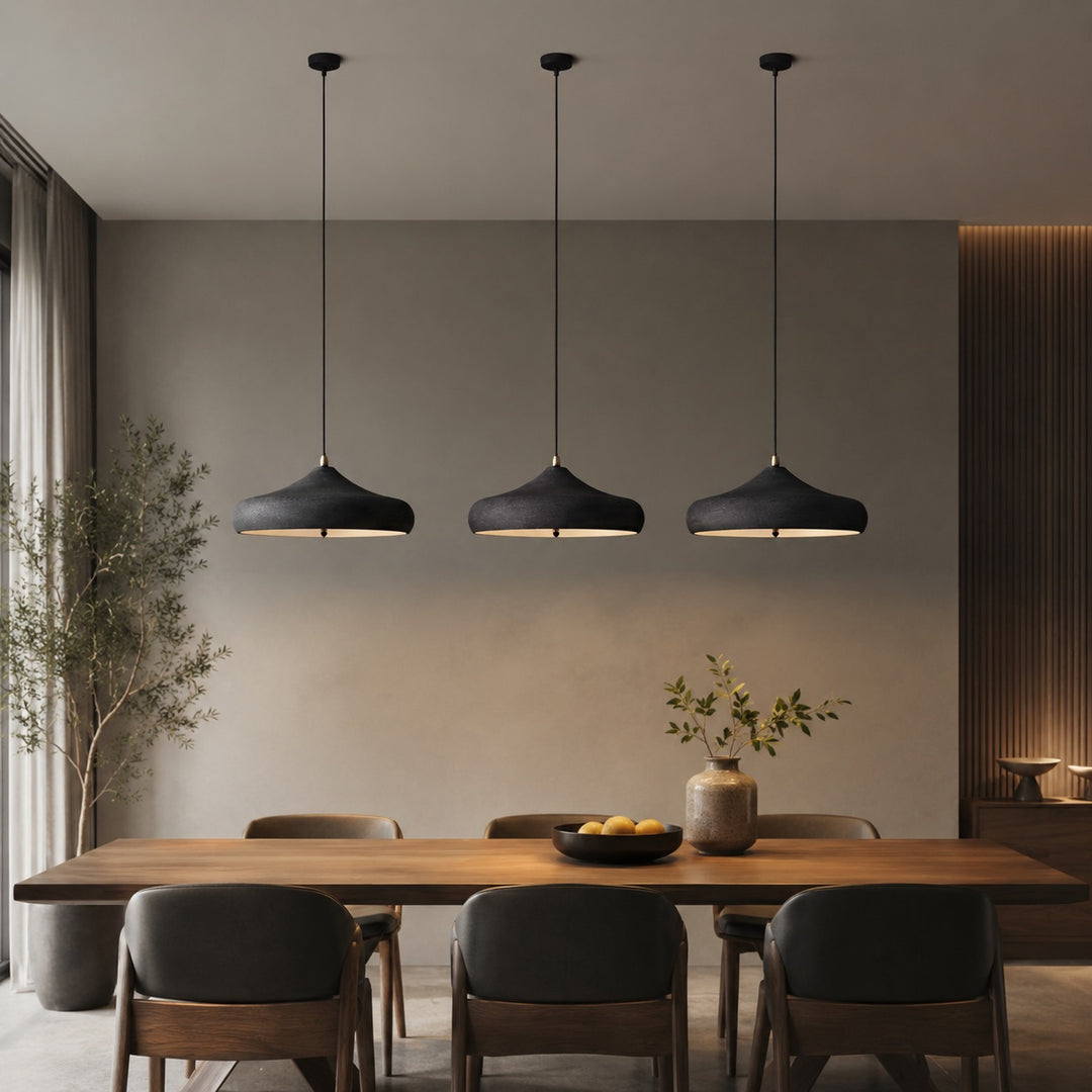 Modern Glass Pendant Lighting Adjustable LED Hanging Fixture for Kitchen and Home Decor