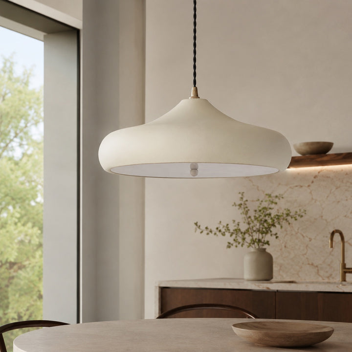 Modern Glass Pendant Lighting Adjustable LED Hanging Fixture for Kitchen and Home Decor