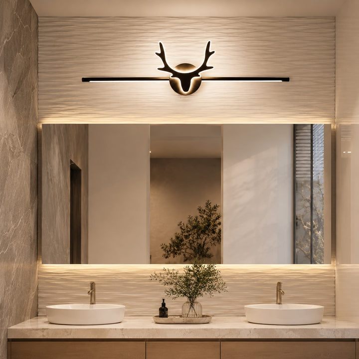 Modern Scandinavian Wall Light Adjustable LED Wall Mounted Iron Acrylic Bathroom Sconce