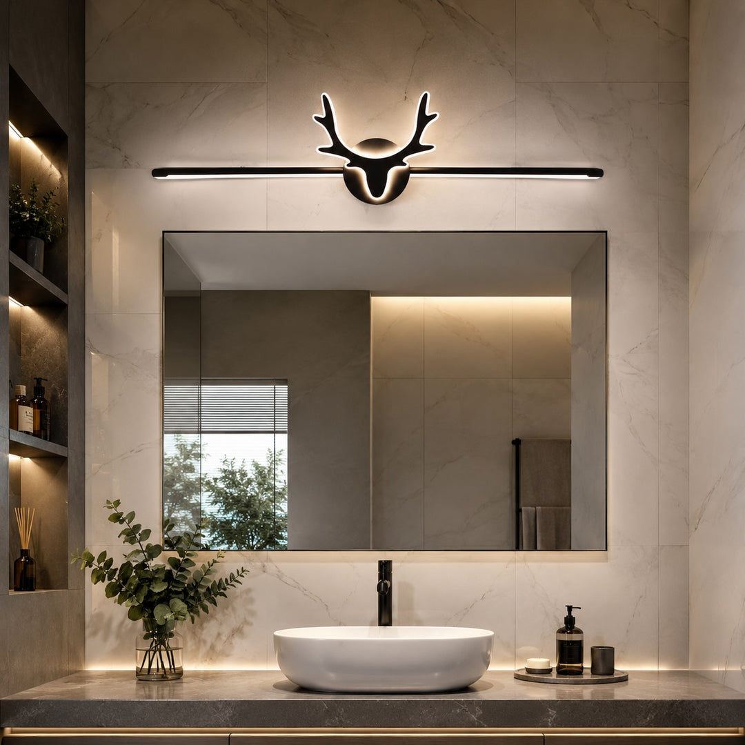 Modern Scandinavian Wall Light Adjustable LED Wall Mounted Iron Acrylic Bathroom Sconce