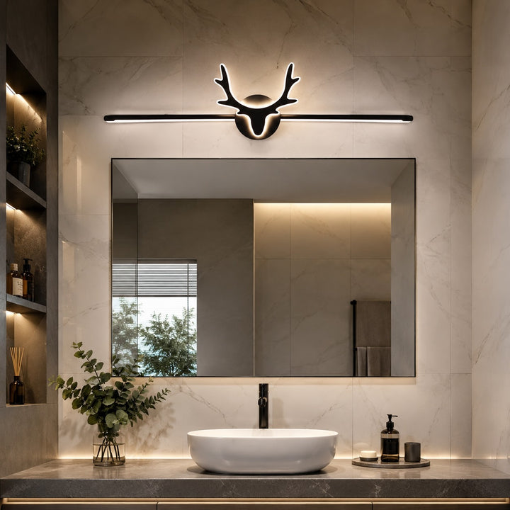 Modern Scandinavian Wall Light Adjustable LED Wall Mounted Iron Acrylic Bathroom Sconce