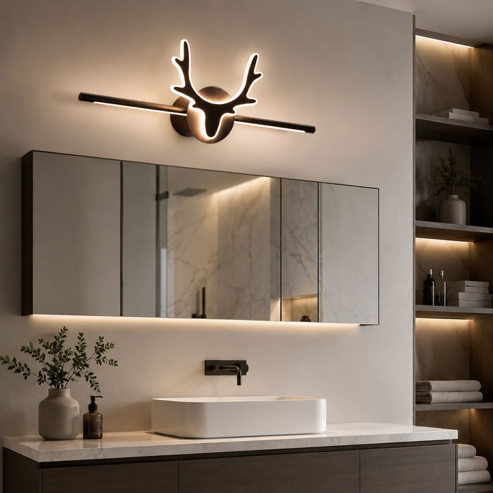 Modern Scandinavian Wall Light Adjustable LED Wall Mounted Iron Acrylic Bathroom Sconce