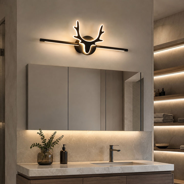 Modern Scandinavian Wall Light Adjustable LED Wall Mounted Iron Acrylic Bathroom Sconce
