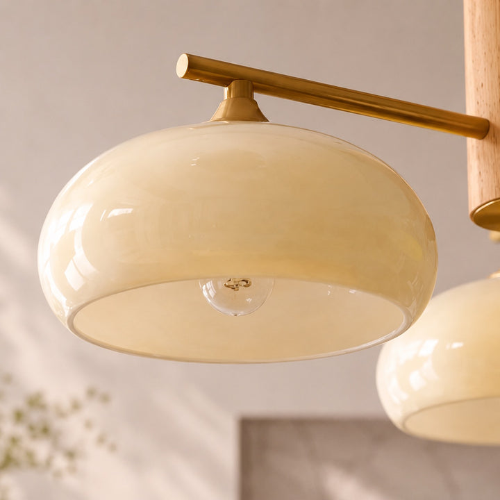 Modern Chandelier Light Hanging Fixture Metal Frame with LED Bulbs for Dining Room Decor
