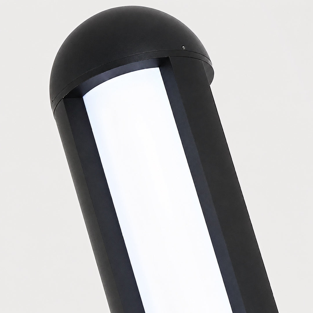 Modern Garden Bollard Light Waterproof Aluminum Adjustable LED 3000K Warm White Outdoor Lights