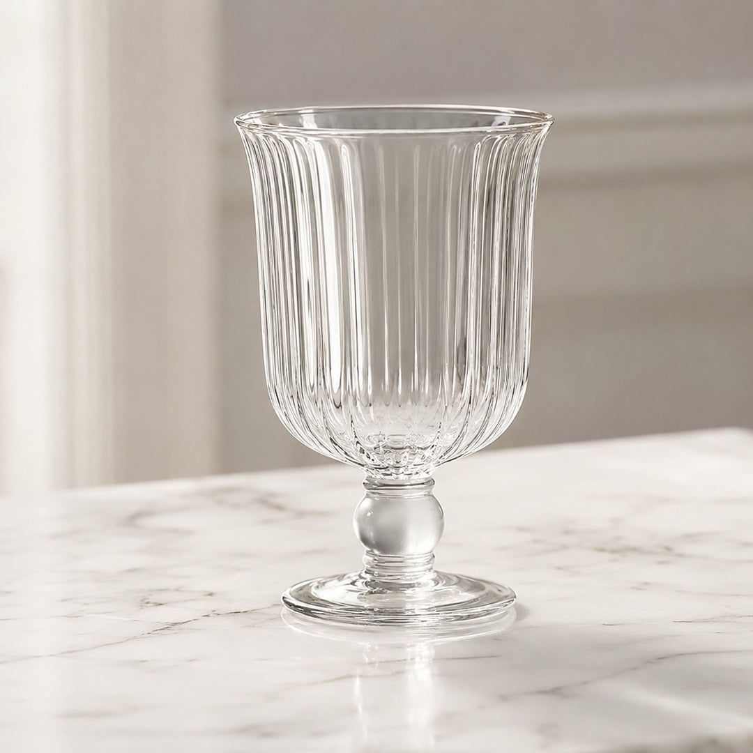 Modern Glass Flower Vase with Versatile Design for Floral Arrangements and Candle Displays