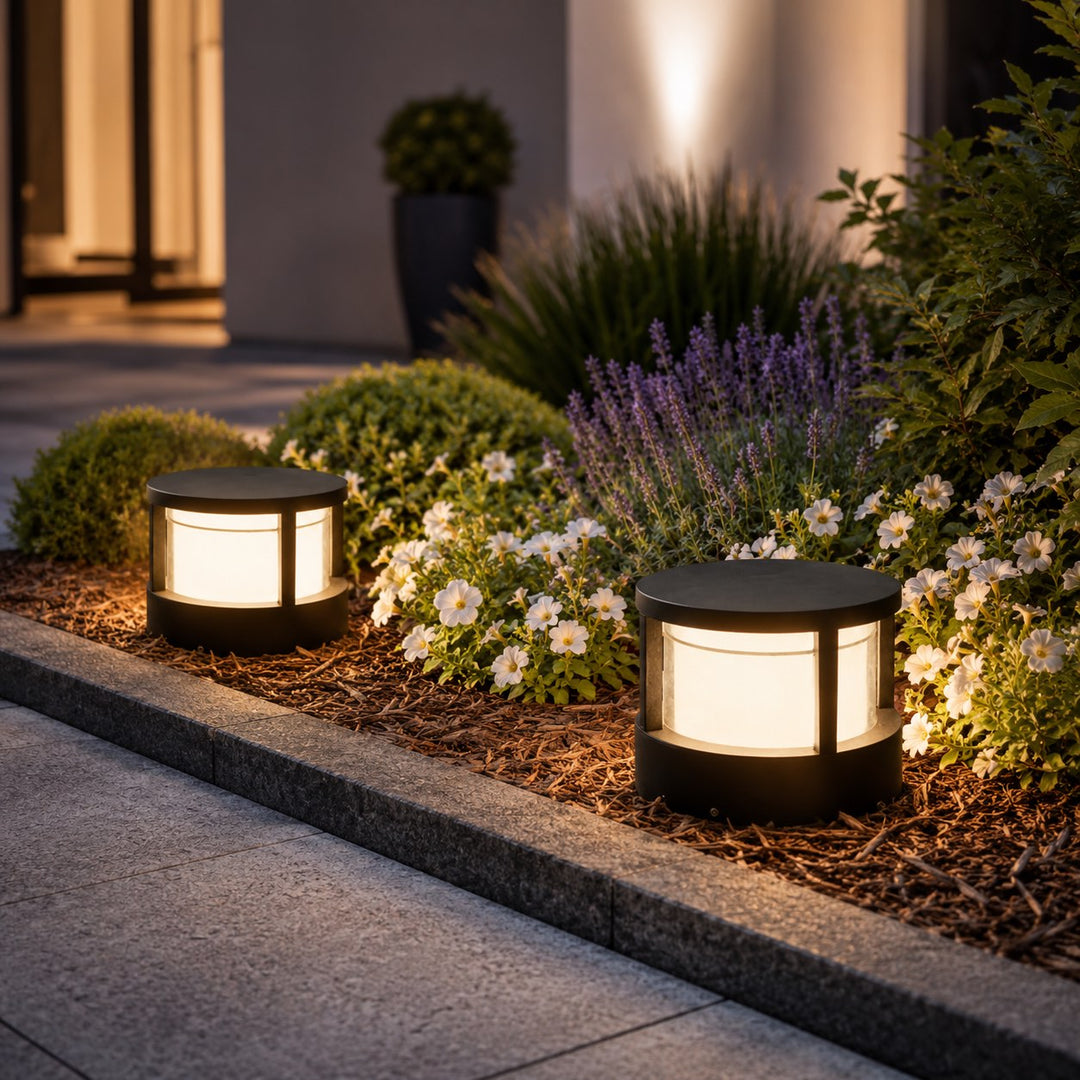 Modern Outdoor Wall Light Adjustable Aluminum Double-Layered Acrylic Shade LED 5W IP65