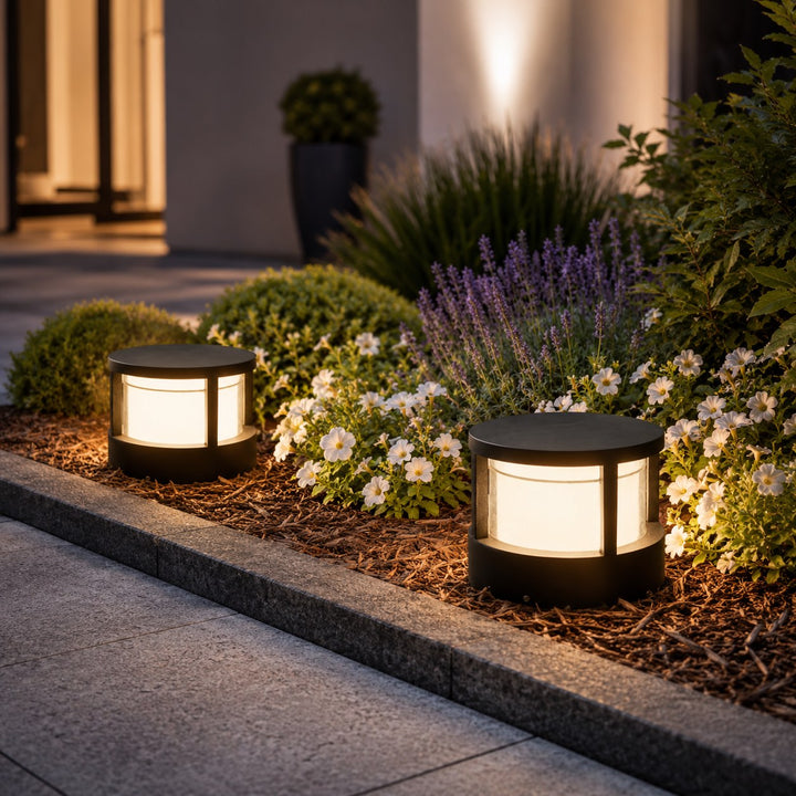 Modern Outdoor Wall Light Adjustable Aluminum Double-Layered Acrylic Shade LED 5W IP65