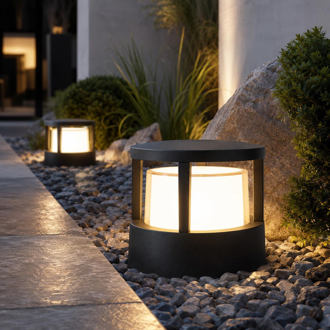 Modern Outdoor Wall Light Adjustable Aluminum Double-Layered Acrylic Shade LED 5W IP65