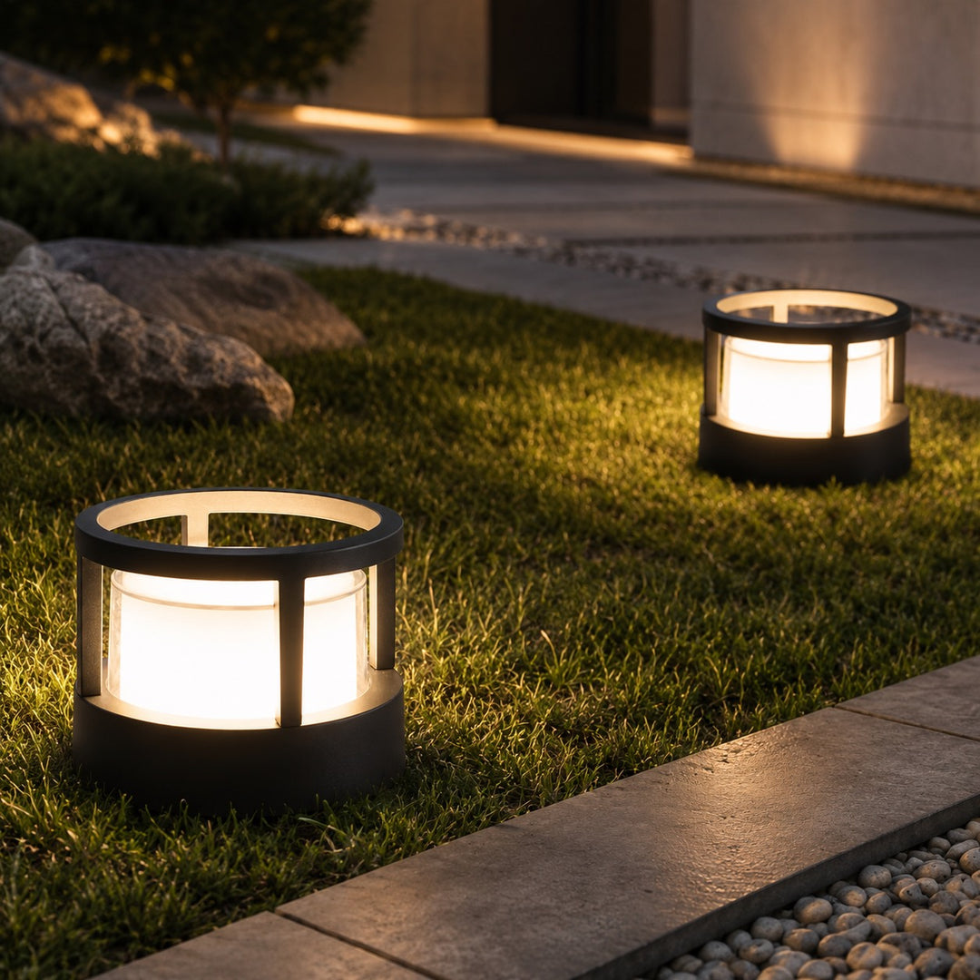 Modern Outdoor Wall Light Adjustable Aluminum Double-Layered Acrylic Shade LED 5W IP65