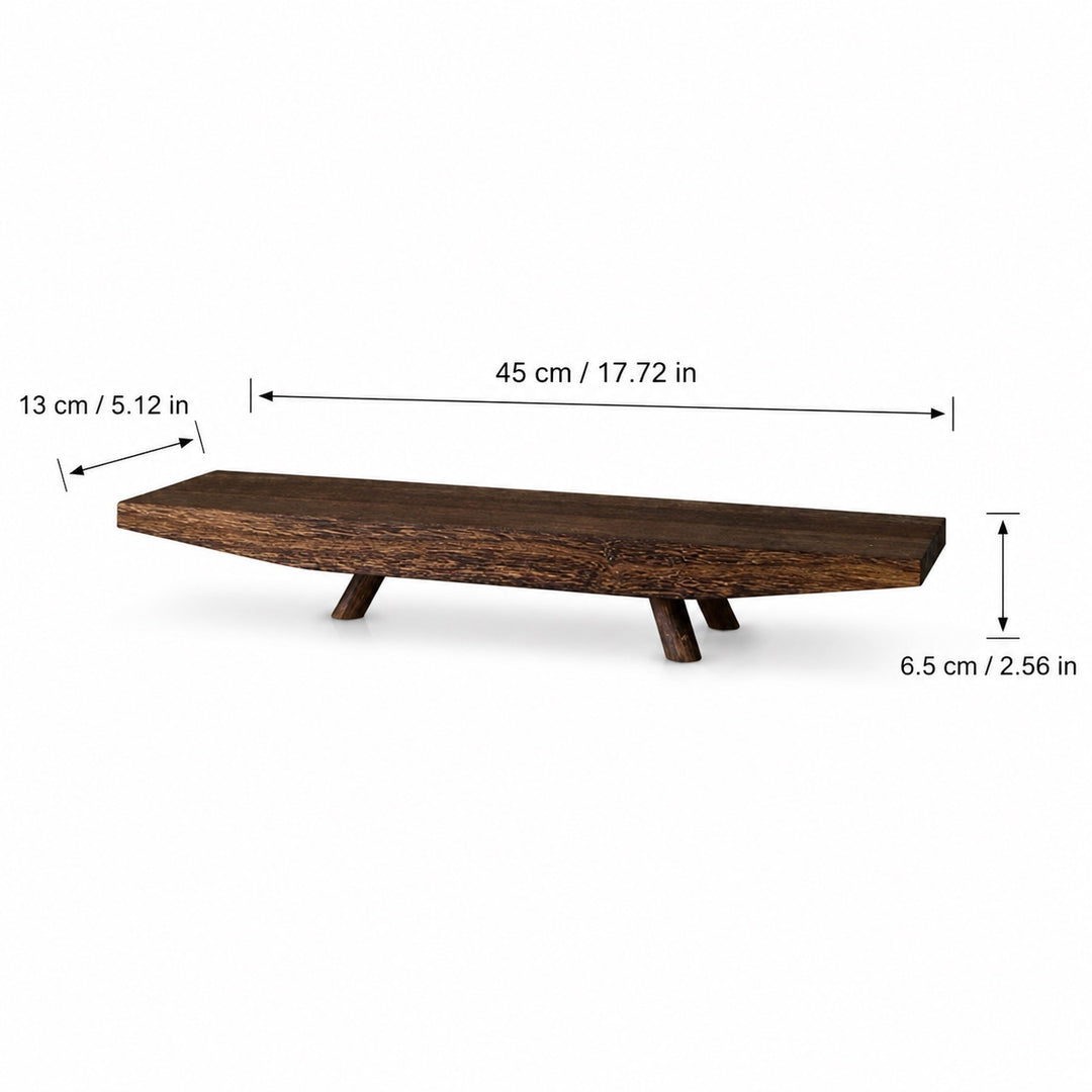 Modern Handmade Decorative Tray Solid Wood Minimalist Coffee Table Accent