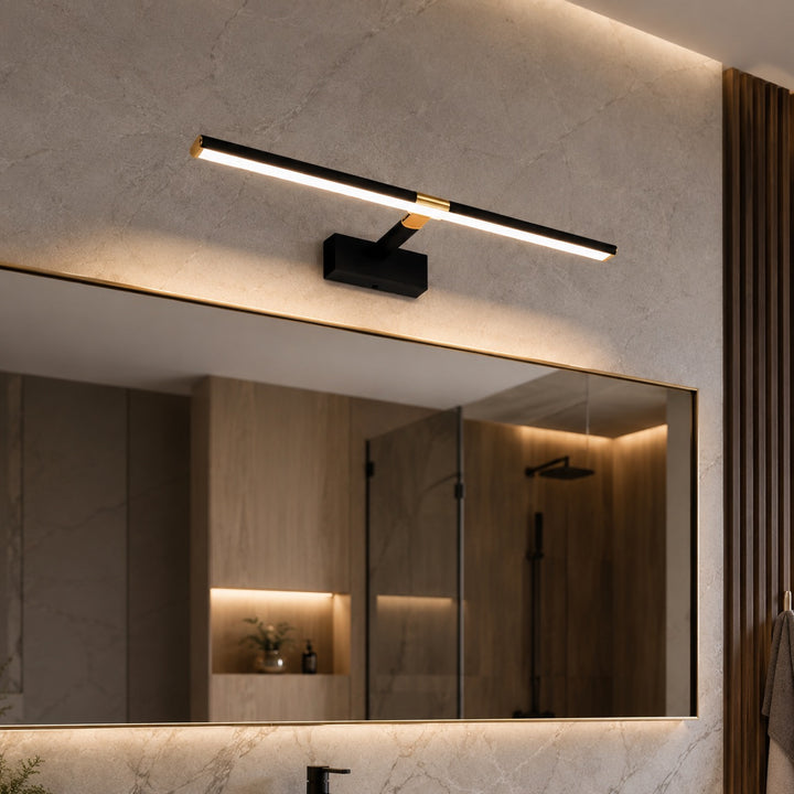 Modern Vanity Light Bar Wall Mounted Aluminum Adjustable LED Bathroom Lighting Fixture
