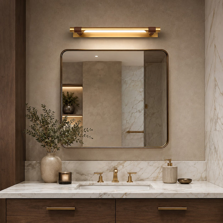 Modern Bathroom Vanity Light Wall Mounted Adjustable Iron Acrylic LED Fixture