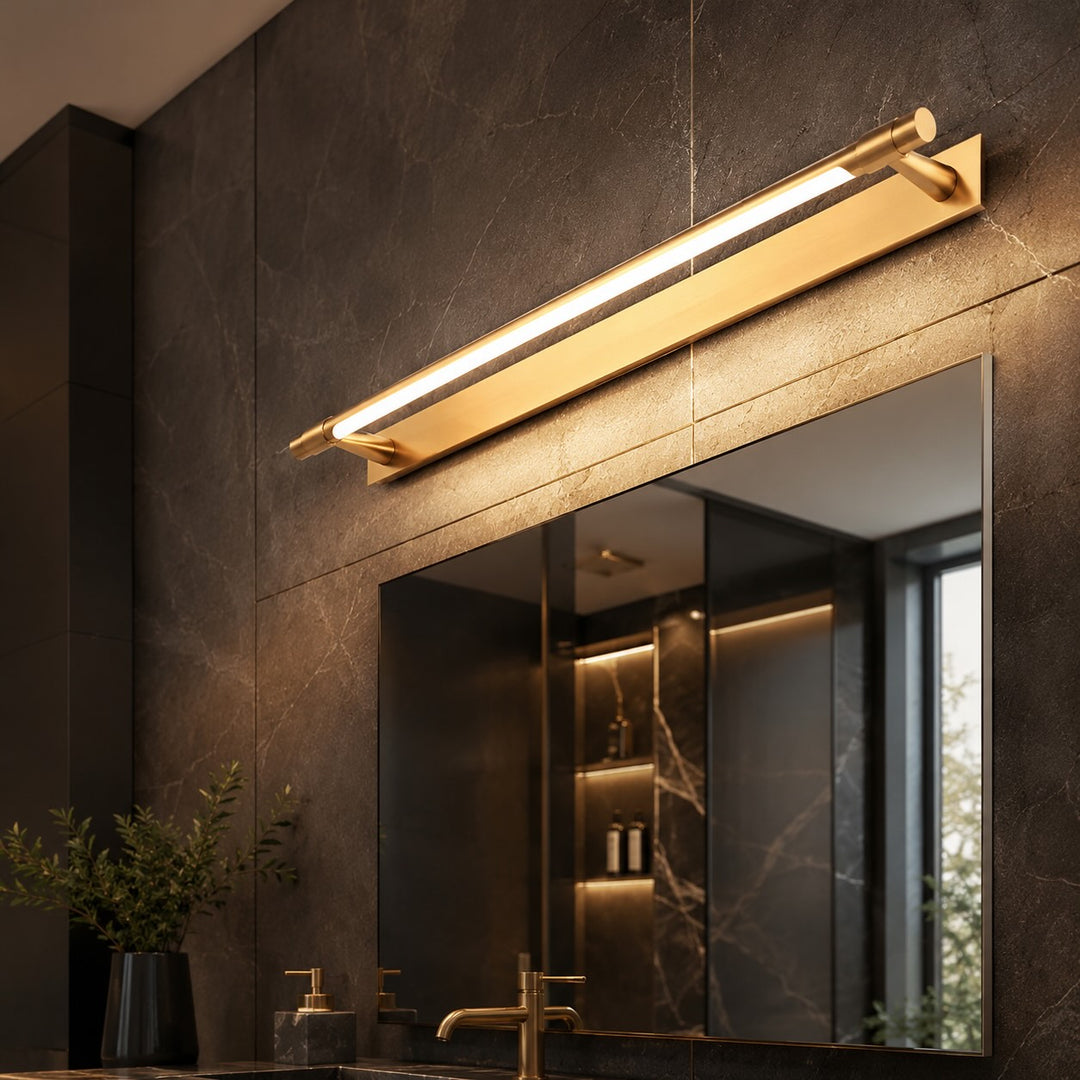 Modern Bathroom Vanity Light Wall Mounted Adjustable Iron Acrylic LED Fixture