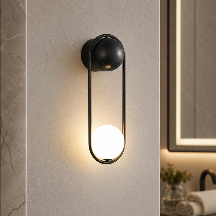 Modern Wall Light Sconce Wall Mounted Brass and Glass LED Fixture with G9 Base