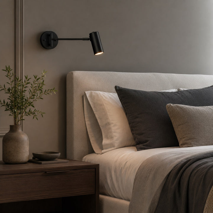 Modern Adjustable Wall Sconce Metal Wall Light with LED Lighting Feature for Home Decor