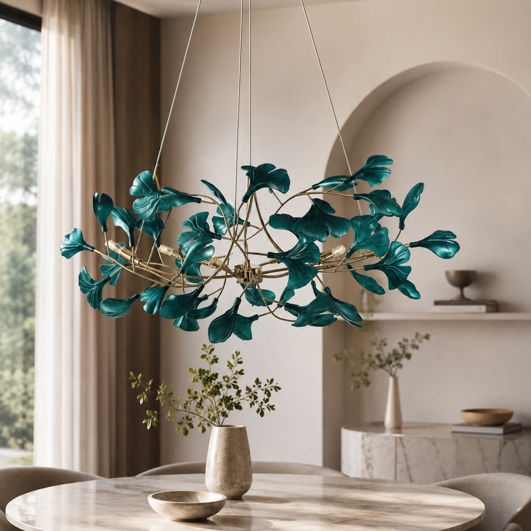 Modern Chandelier Hanging Light Fixture Acrylic with LED Illumination for Indoor Spaces