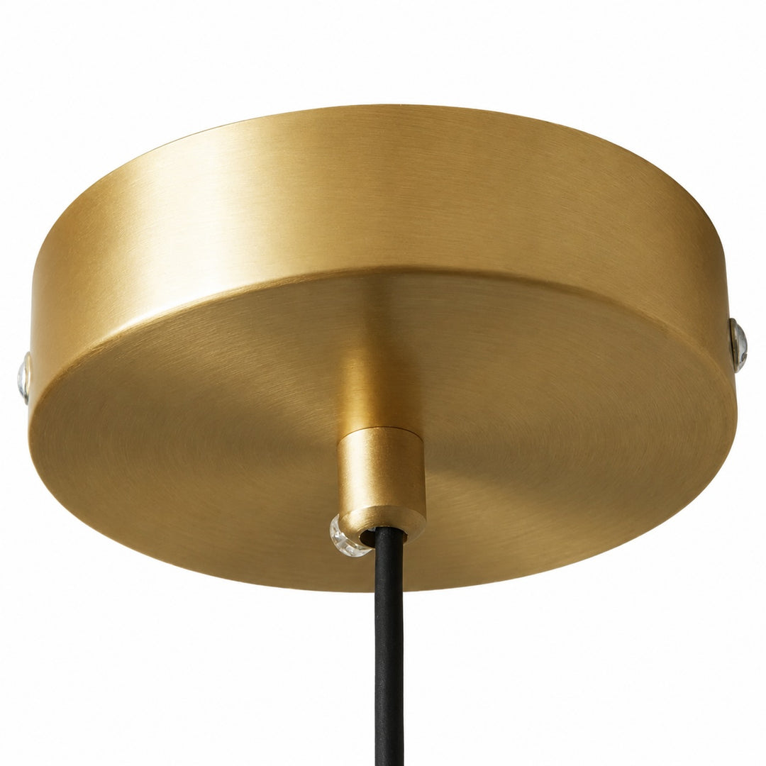 Modern Ceiling Light Natural Wood Flush Mount LED Fixture Adjustable Height