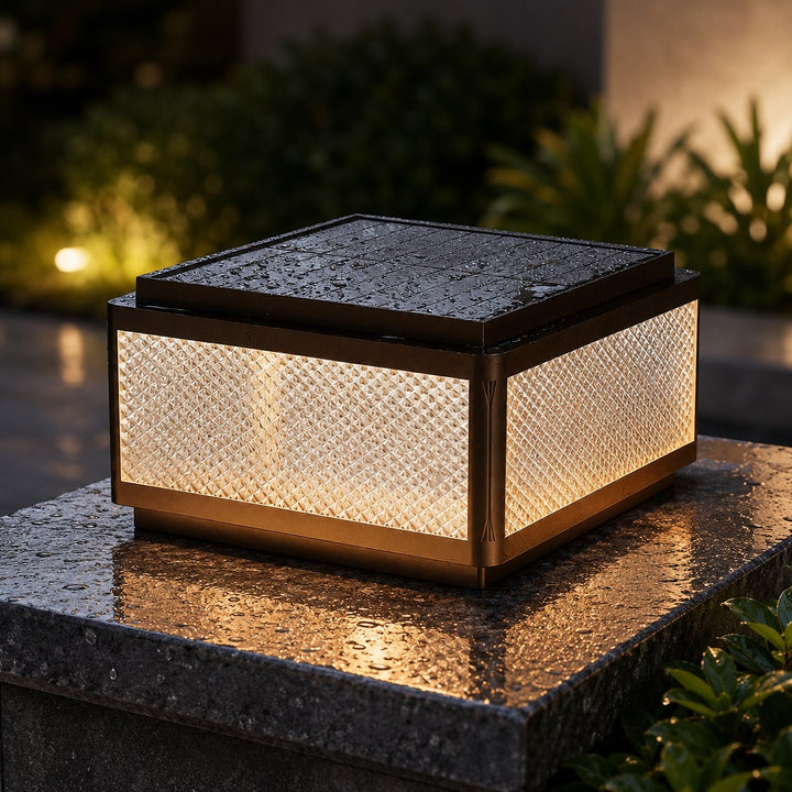 Minimalist Garden Outdoor Pillar Light Ground Mounted Aluminum LED with Four-Color Options