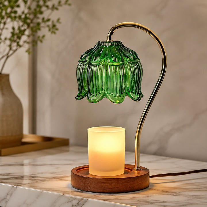 Modern Wax Melting Lamp Wall Mounted Halogen Light Adjustable Dimmer AC Powered 90-260V