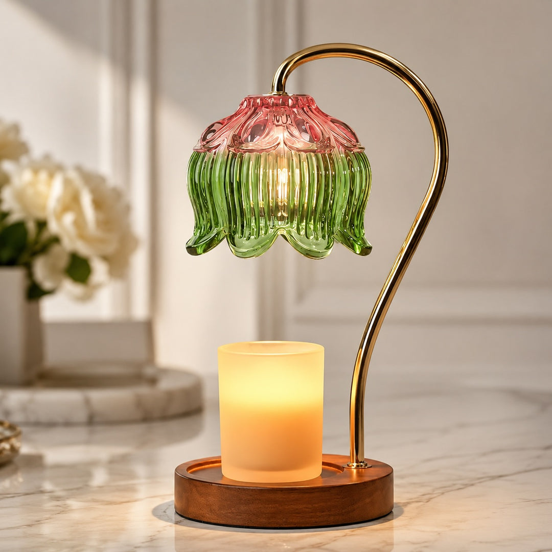 Modern Wax Melting Lamp Wall Mounted Halogen Light Adjustable Dimmer AC Powered 90-260V