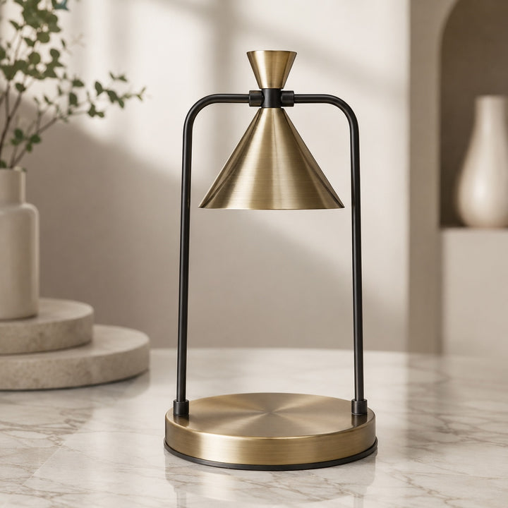 Modern Candle Warmer Lamp Adjustable Metal Design Halogen Light Source with Dimmable Function
