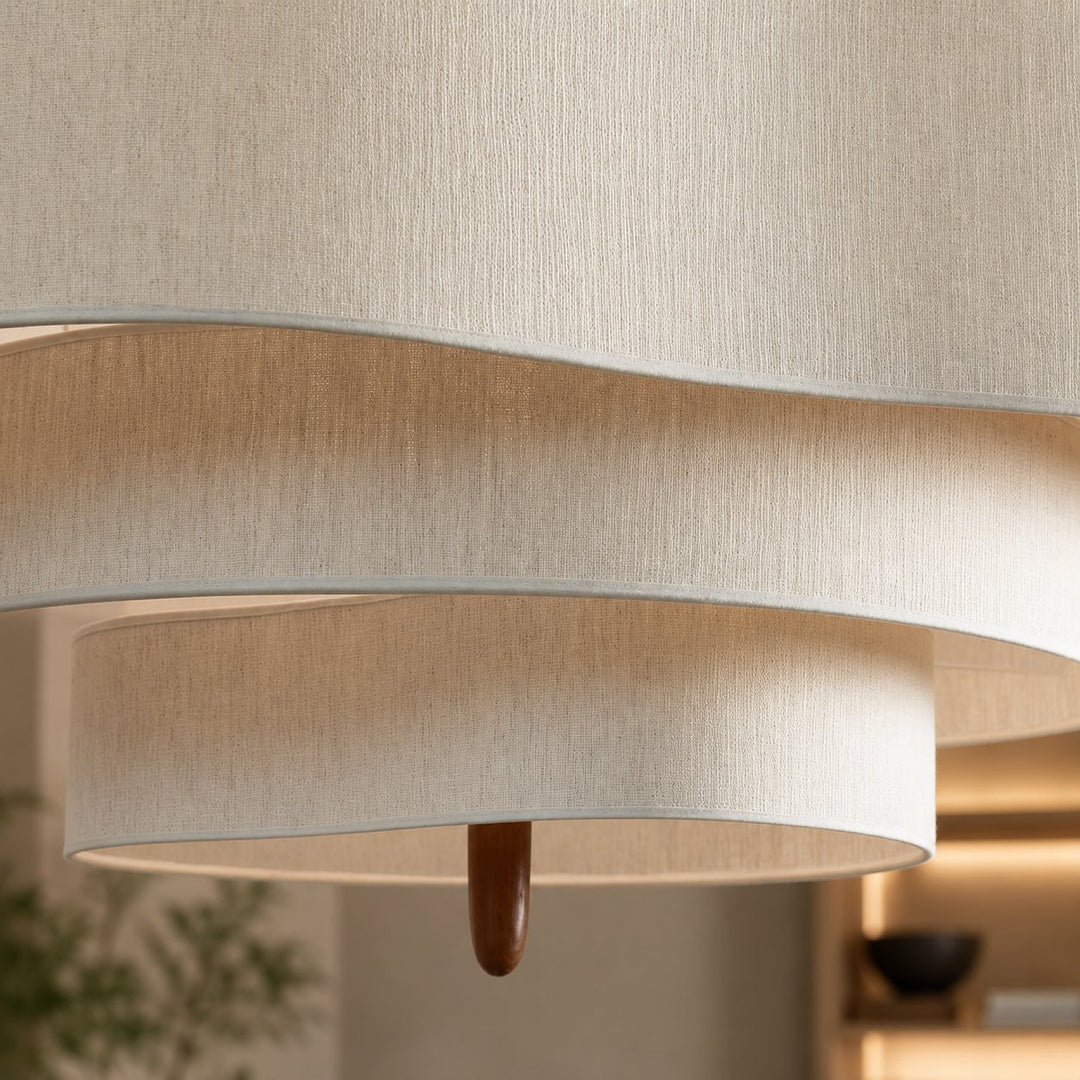 Contemporary Pendant Lamp Minimalist Design Metal Structure LED Lighting Fixture