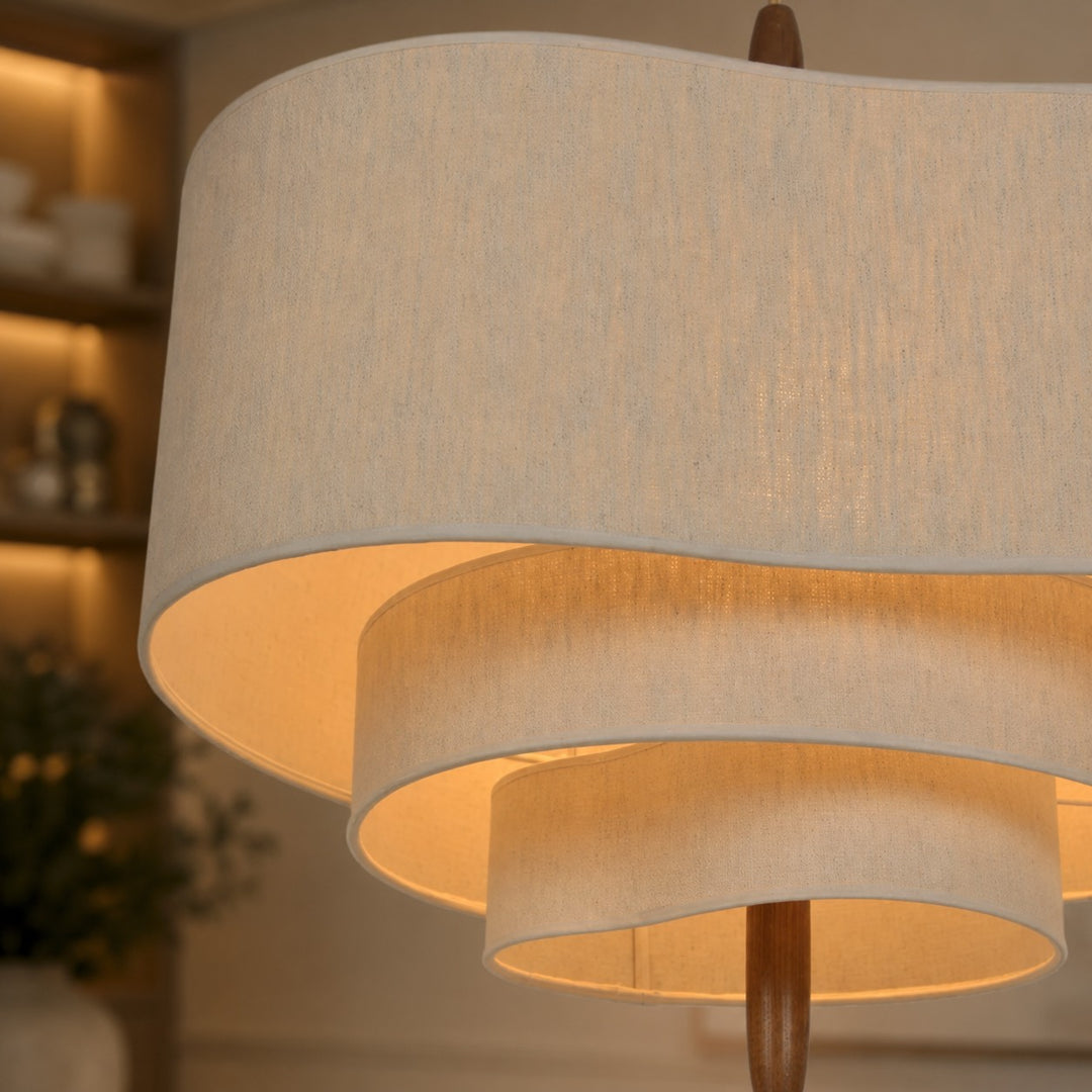 Contemporary Pendant Lamp Minimalist Design Metal Structure LED Lighting Fixture