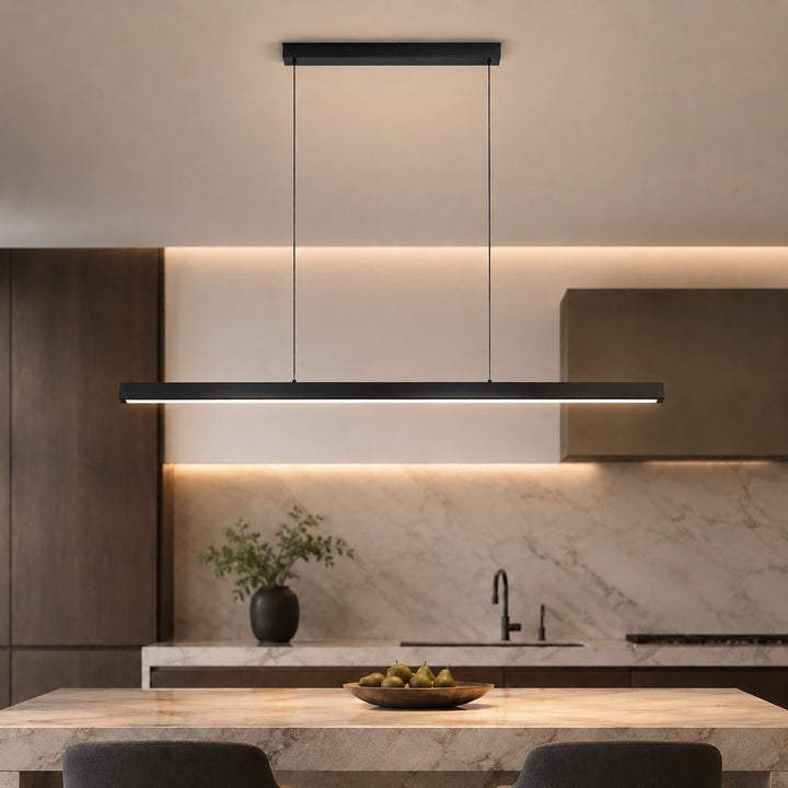 Modern Linear LED Kitchen Island Pendant Light