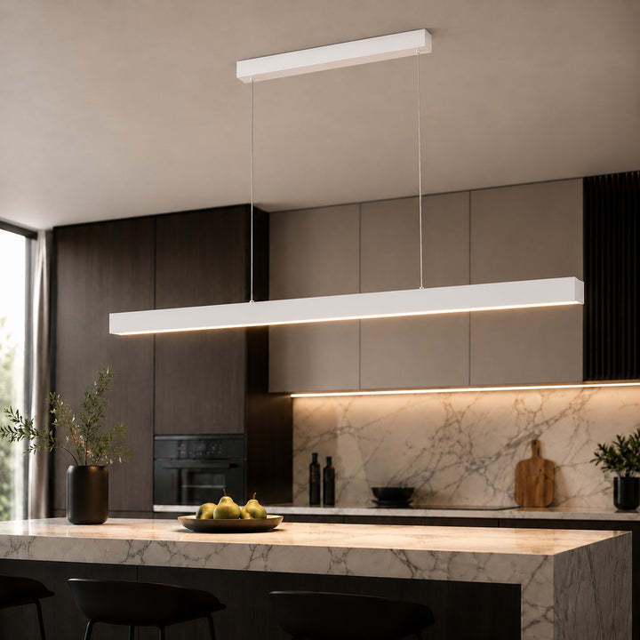 Modern Linear LED Kitchen Island Pendant Light
