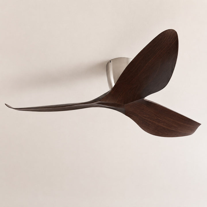 Modern Low Profile Ceiling Fan with Remote Control & Quiet DC Motor