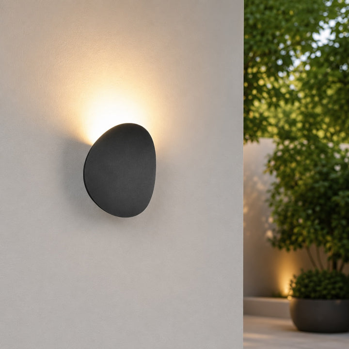 Modern Outdoor Wall Light Waterproof Aluminum Body Integrated LED 7W for Exterior Illumination