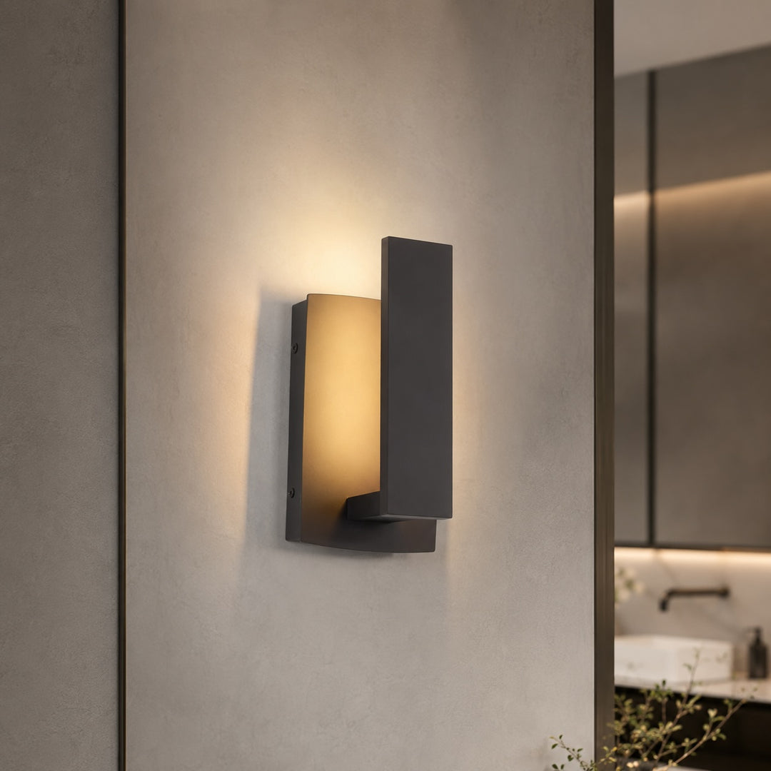 Modern Outdoor Wall Light Wall Mounted Weatherproof Aluminum LED Adjustable Design