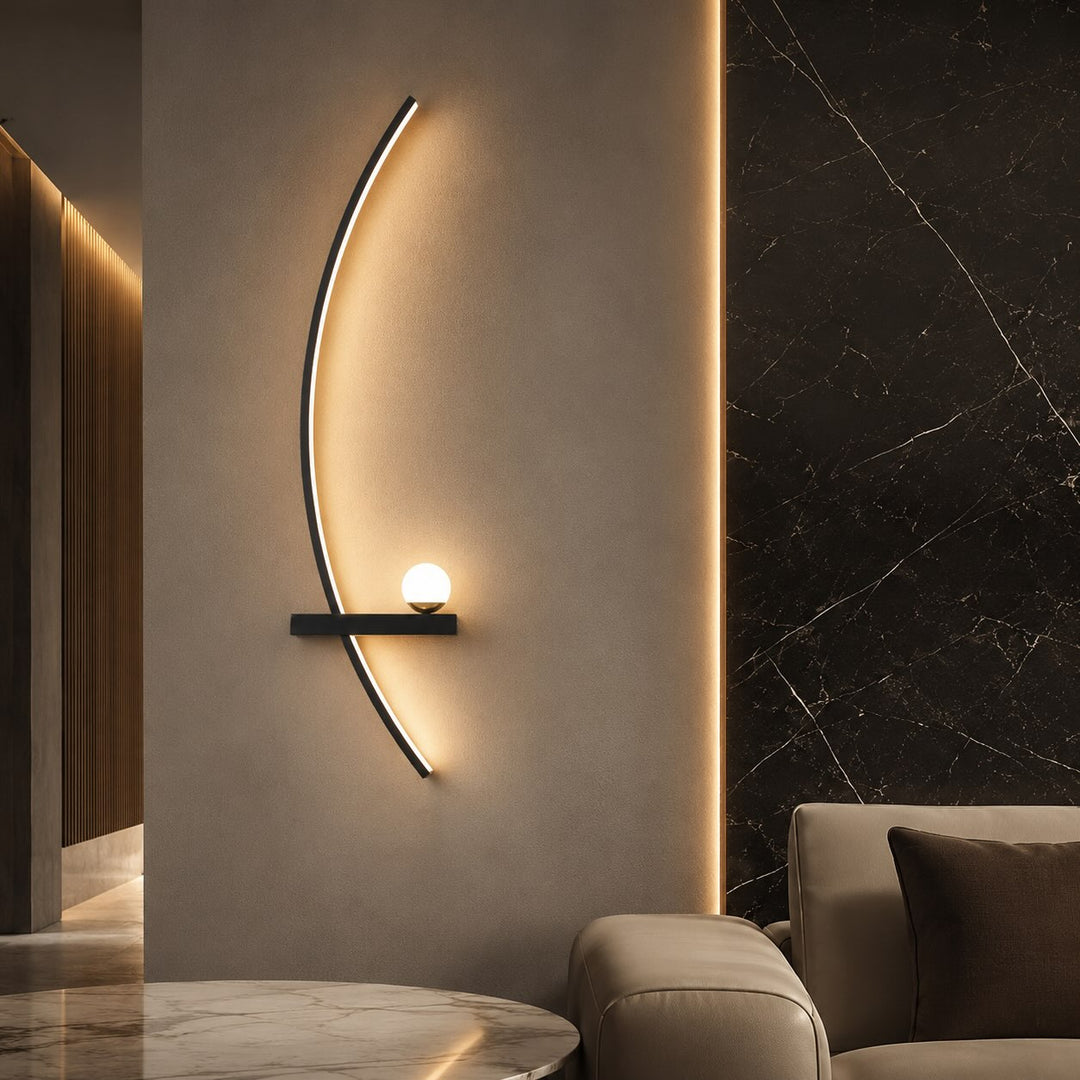 Modern LED Wall Light Adjustable Dimmable Iron Sconce with Silicone Shade